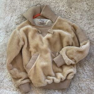 Vintage “Furry Funn” by Jerell Faux-Fur Pullover Jacket